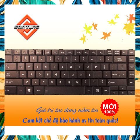 Bàn Phím Laptop Toshiba C845 C840 L835 L840 L840D L845 L845D C700 C800 - Thay Thế Chất Lượng Cao, Bảo Hành 9 Tháng