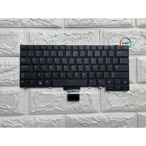 Bàn Phím Laptop Dell Latitude E7440 E7240 Không Đèn LED - Thay Thế Chất Lượng Cao, Dễ Lắp Ráp, Ngôn Ngữ Tiếng Anh, Màu Đen