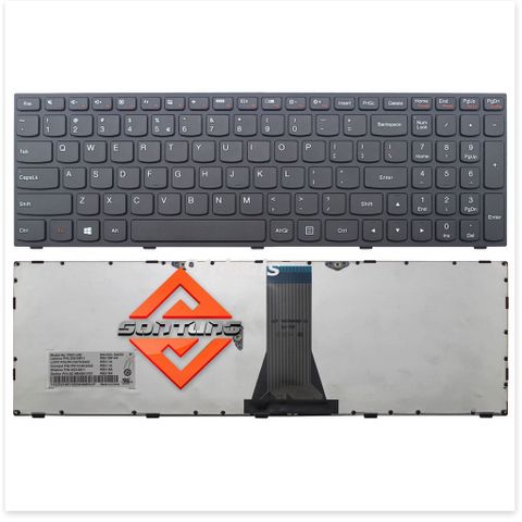 Bàn phím laptop Lenovo IdeaPad 300-15 300-15IBR - Chất lượng cao, Độ nhạy tốt, Bảo hành 09 tháng, Thay thế dễ dàng