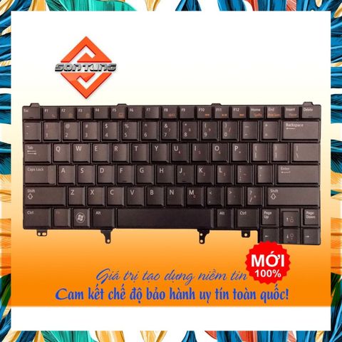 Bàn Phím Laptop Dell E6420 E6430 E6230 E6330 E5420 E5430 Không LED - Phụ Kiện Thay Thế Chất Lượng Cao, Bảo Hành 09 Tháng
