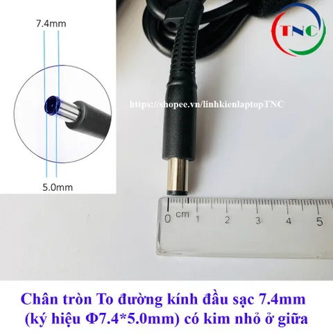 🔝 Sạc Laptop HP 19V - 4.74A chân kim to HP 8460 8470 8560P 8570P (Adapter HP 90w tròn to)