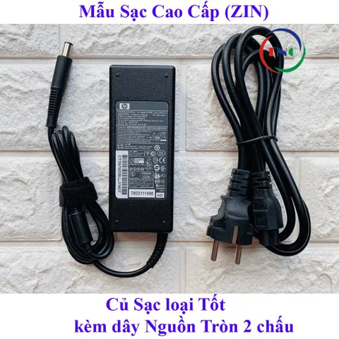 🔝 Sạc Laptop HP 19V - 4.74A chân kim to HP 8460 8470 8560P 8570P (Adapter HP 90w tròn to)