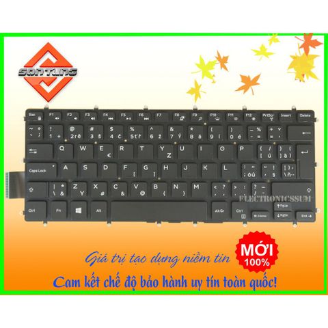 Bàn Phím Laptop Dell Inspiron 5468 - US Layout, Chất Lượng Cao, Không Liệt Phím, Bảo Hành Đổi Mới 09 Tháng