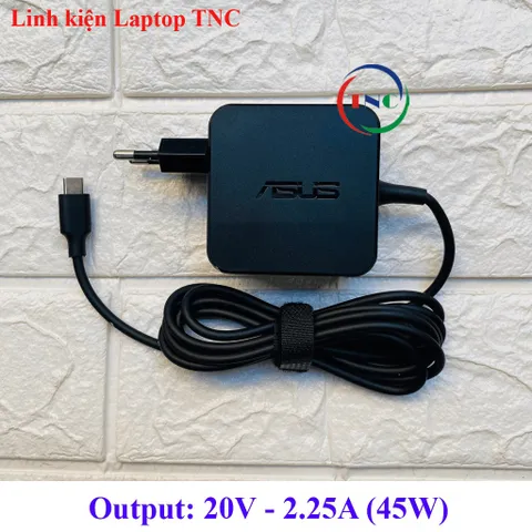 Sạc Laptop Asus Type C 45W 65W chân C USB C sạc linh kiện mới bảo hành 12 tháng PHỤ KIỆN LAPTOP