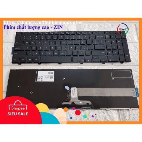 Phím Laptop Dell ZIN Cao Cấp cho Inspiron 15-3000, Vostro 15-3000 - Đen, Ngôn Ngữ Tiếng Anh (US), Bảo Hành 9 Tháng