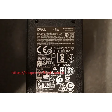 [Sạc zin] Sạc Laptop Dell Inspiron 3458 3468 3467 5551 5555 3551 3558 3451 3541A 5558 19.5V - 2.31A - 45W chân kim nhỏ P