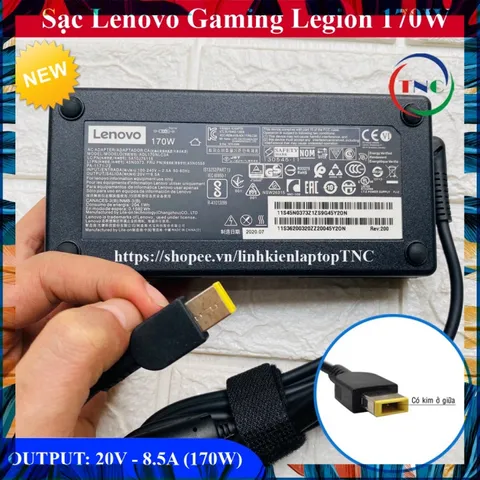 Sạc Lenovo ThinkPad 20V - 8.5A - 170W chân USB W540 W541 P50 P70 T440P T540P Gaming Legion Y720 PHỤ KIỆN LAPTOP