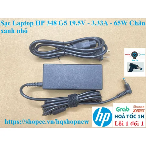 [Sạc zin] Sạc Laptop HP 348 G5 19.5V - 3.33A - 65W Chân xanh nhỏ PHỤ KIỆN LAPTOP