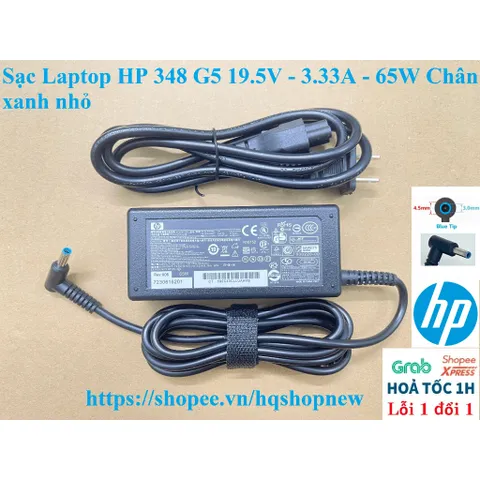 [Sạc zin] Sạc Laptop HP 348 G5 19.5V - 3.33A - 65W Chân xanh nhỏ PHỤ KIỆN LAPTOP