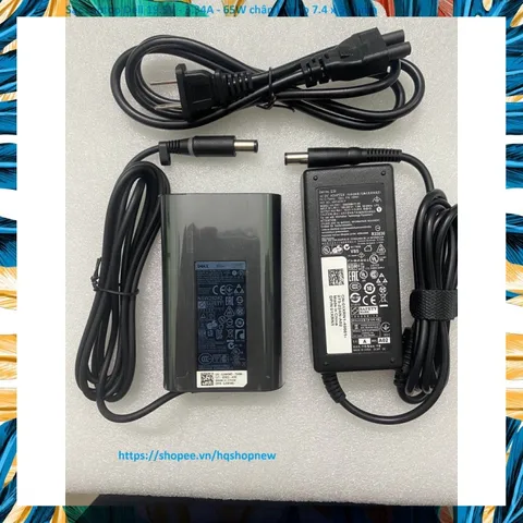 [Sạc zin] Sạc Laptop Dell 19.5V - 3.34A - 65W chân kim to 7.4 x 5.0 mm PHỤ KIỆN LAPTOP