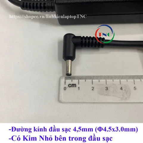 [Chân Nhỏ] Thay cho Sạc Laptop MSI 20V - 7.5A - 150W Chân 4.5x3.0mm -Có Kim Nhỏ trong đầu sạc chân - đường kính 4.5mm PH