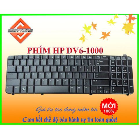 Bàn Phím Laptop HP Pavilion DV6 DV6T DV6Z DV6-1000 DV6-2000 - Bảo Hành 09 Tháng, Thay Thế Dễ Dàng, Thiết Kế US Layout