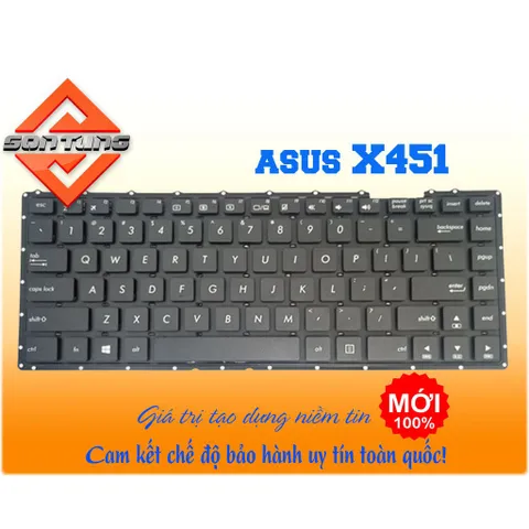 🔝 BÀN PHÍM LAPTOP ASUS X451 X454 X453 F451 L455L F454L X455C K455 F455 HÀNG NHẬP KHẨU