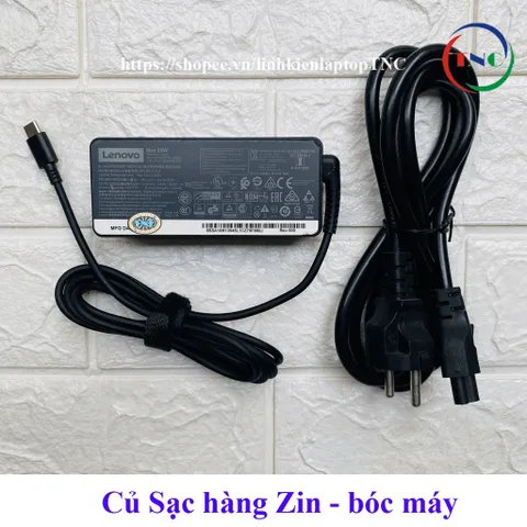 Sạc Laptop Lenovo Type C Max 65W cho ThinkPad E15 E14 T480 T480S L380 L480 L580 ThinkPad X1 Tablet Yoga 720 Yoga C740 PH