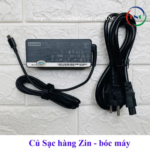 Sạc Laptop Lenovo Type C Max 65W cho ThinkPad E15 E14 T480 T480S L380 L480 L580 ThinkPad X1 Tablet Yoga 720 Yoga C740 PH