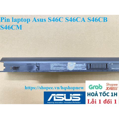 Pin Laptop Asus S46C S46CA S46CB S46CM 4 Cell - Phụ Kiện Chất lượng Cao, Bảo Hành Đổi Mới 100%