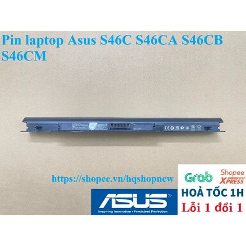 Pin Laptop Asus S46C S46CA S46CB S46CM 4 Cell - Phụ Kiện Chất lượng Cao, Bảo Hành Đổi Mới 100%
