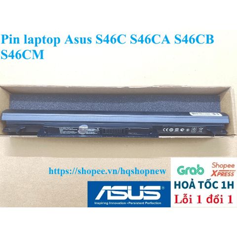 Pin Laptop Asus S46C S46CA S46CB S46CM 4 Cell - Phụ Kiện Chất lượng Cao, Bảo Hành Đổi Mới 100%