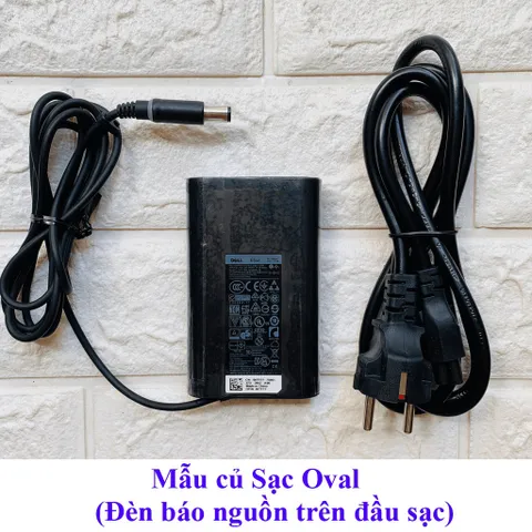 🔝 Sạc Laptop Dell Oval 19.5V 3.34A 65W chân tròn TO 7.4*5.0mm Dell Latitude E7250 E7450 E5250 3340 E5450 E5470 E5490
