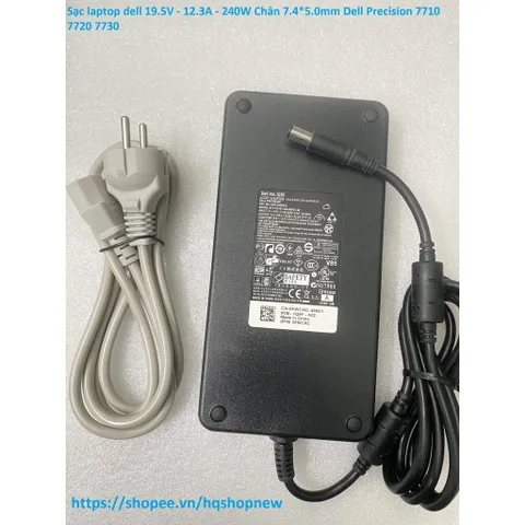 Sạc laptop dell 19.5V - 12.3A - 240W Chân 7.4*5.0mm Dell Precision 7710 7720 7730 PHỤ KIỆN LAPTOP