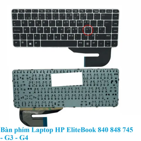 Bàn phím Laptop HP EliteBook 840 848 745  - G3 - G4 PHỤ KIỆN LAPTOP