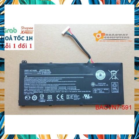 Pin Laptop Acer AC14A8L cho V15 V17 Aspire VN7-571 VN7-591 & nhiều mẫu khác - Pin mới, bảo hành 100% chất lượng cao