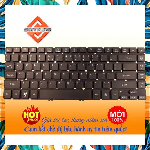 Bàn Phím Laptop Acer V5-471/V5-431 - Phụ Kiện Thay Thế Chất Lượng Cao, US Layout, Bảo Hành Đổi Mới 9 Tháng