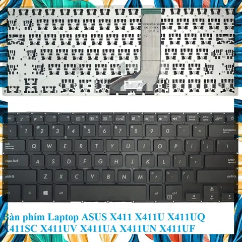 Bàn phím Laptop ASUS X411 X411U X411UQ X411SC X411UV X411UA X411UN X411UF PHỤ KIỆN LAPTOP