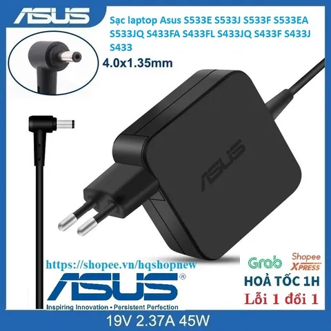 Sạc laptop Asus S533E S533J S533F S533EA S533JQ S433FA S433FL S433JQ S433F S433J S433 PHỤ KIỆN LAPTOP