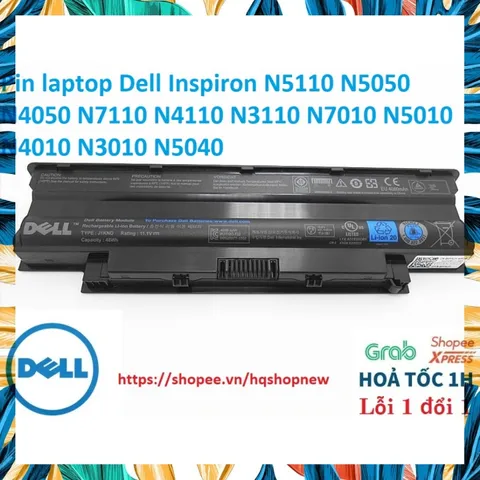 Pin laptop Dell Inspiron N5110 N5050 N4050 N7110 N4110 N3110 N7010 N5010 N4010 N3010 N5040 PHỤ KIỆN LAPTOP