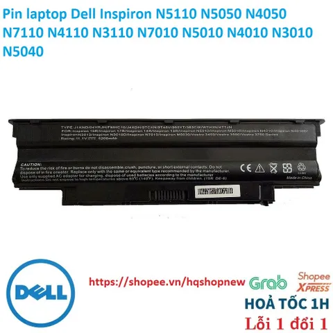 Pin laptop Dell Inspiron N5110 N5050 N4050 N7110 N4110 N3110 N7010 N5010 N4010 N3010 N5040 PHỤ KIỆN LAPTOP