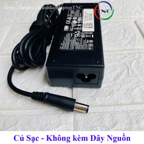 [Sạc ZIN] Sạc Laptop Dell 19.5V 4.62A Chân tròn TO đường kính đầu sạc 7.4mm (ký hiệu Φ7.4 *5.0mm) - có kim nhỏ ở giữa PH
