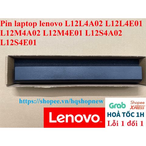 Pin Laptop Lenovo 4 Cell Chính Hãng L12L4A02 L12L4E01 L12M4A02 L12M4E01 L12S4A02 L12S4E01 - Bảo Hành 100% Chất Lượng Mới