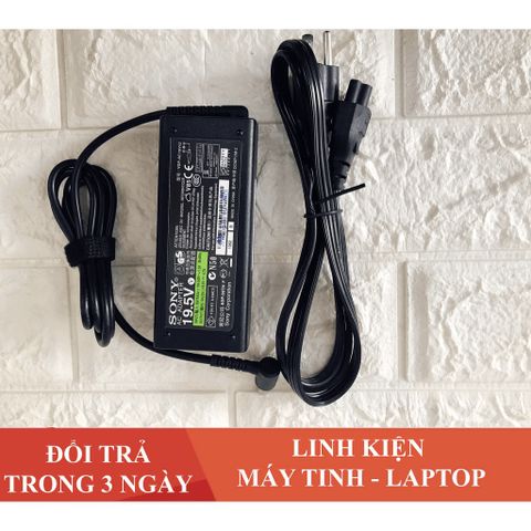 Sạc Laptop Sony 19.5V 4.7A - Adapter Chất Lượng, Bảo Hành 12 Tháng, Phụ Kiện Chính Hãng Cho Laptop Sony