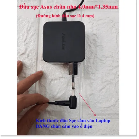 🔜 SẠC LAPTOP ASUS VUÔNG HOẶC HÌNHCHỮ NHẬT19V-2.37A/19v-3.42A ZIN CHÂN TO hoặc NHỎ HÀNG NHẬP KHẨU