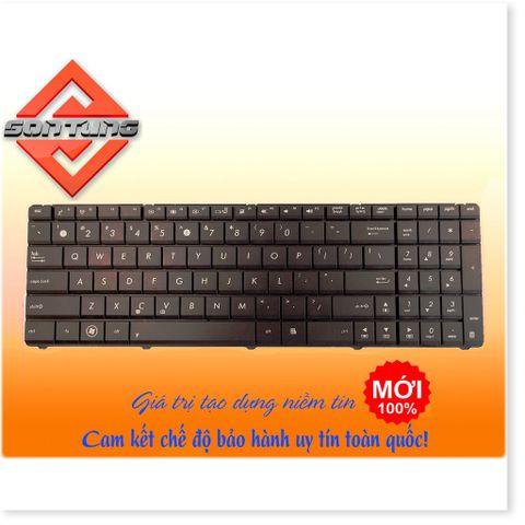 Bàn Phím Laptop ASUS X53 X53Z X53U K53 K53U K53S A53SV Cáp Thẳng - Hàng Nhập Khẩu Chất Lượng Cao, Bảo Hành 09 Tháng