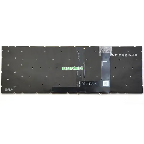 Bàn phím laptop MSI Bravo 15 B5DD / Katana GF76 / Katana GF66 / Sword 15 A11UC / Pulse GL66 - Có nền LED - Có nút Nguồn