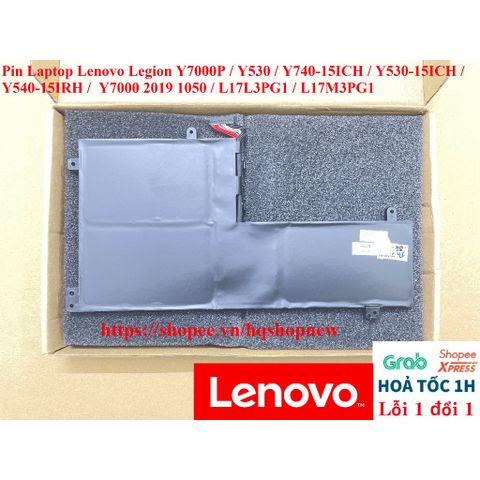 Pin Laptop Lenovo Legion Y7000P/Y530/Y740-15ICH - Pin Li-ion Đen 100% Chính Hãng, Bảo Hành 6 Tháng, Tương Thích Với Nhiều Dòng Máy