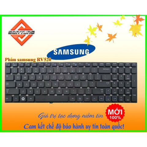 Bàn Phím Laptop Samsung NP-RV511 RV515 RV509 RV520 - US Layout, Độ Nhạy Cao, Bảo Hành 09 Tháng
