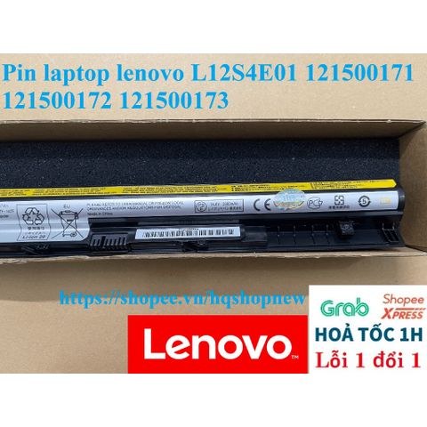 Pin Laptop Lenovo 4 Cell L12S4E01 121500171 121500172 121500173 - Hàng Mới Chính Hãng Bảo Hành Đổi Mới 100%