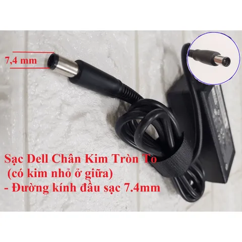 🔝 Sạc Laptop Dell 19.5V 3.34A (65w) chân kim to N4110 N4010 2421 2420 3450 4050 3521 (Adapter Dell 19.5V  3.34A)