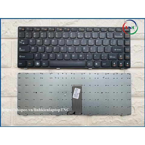 Phím Laptop Lenovo G480 G400 G480A G485 G485A G405 - Linh Kiện Thay Thế, Nguyên Bản, Bảo Hành 9 Tháng, Màu Đen Tiếng Anh (US)
