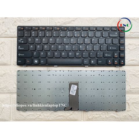 Phím Laptop Lenovo G480 G400 G480A G485 G485A G405 - Linh Kiện Thay Thế, Nguyên Bản, Bảo Hành 9 Tháng, Màu Đen Tiếng Anh (US)