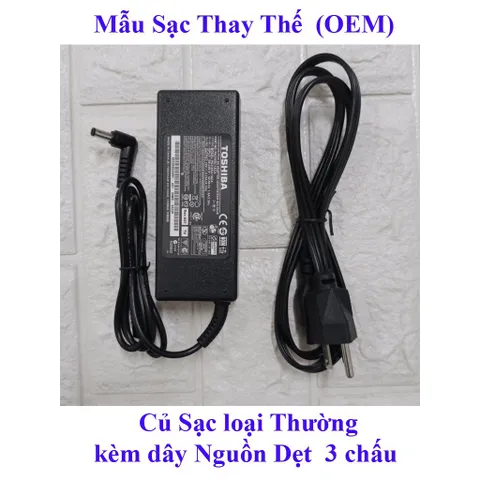 🔝 Sạc Laptop Toshiba 19V - 4.74A - 90W ( Adapter Toshiba 19V - 4.74A)