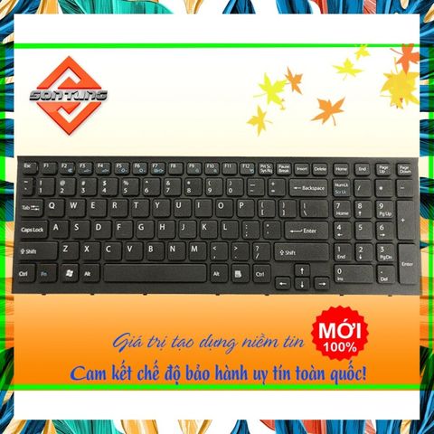 Bàn Phím Laptop Sony Vaio VPC-EB VPCEB EB Black - Phụ Kiện Thay Thế Cao Cấp, Bảo Hành 09 Tháng, Đổi Mới Dễ Dàng