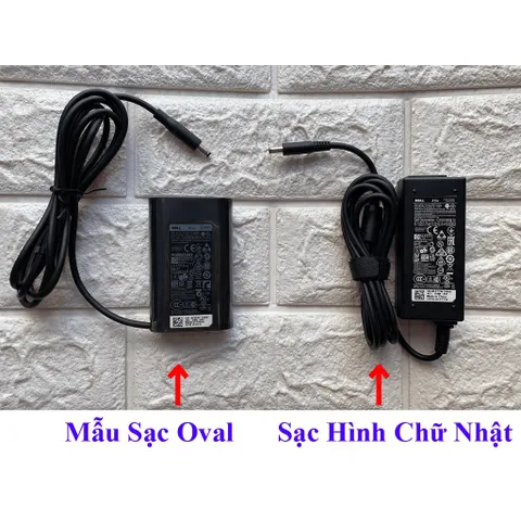 🔝 Sạc Laptop Dell Oval 19.5V 2.31A 45W chân kim nhỏ - XPS 13 (Dell Ovan 45w)