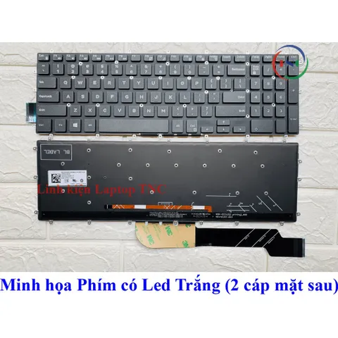 Bàn Phím Laptop Dell Vostro 3580 3590 3591 3581 3582 3583 3584 Zin có Led / Không Led - phím trong máy PHỤ KIỆN LAPTOP