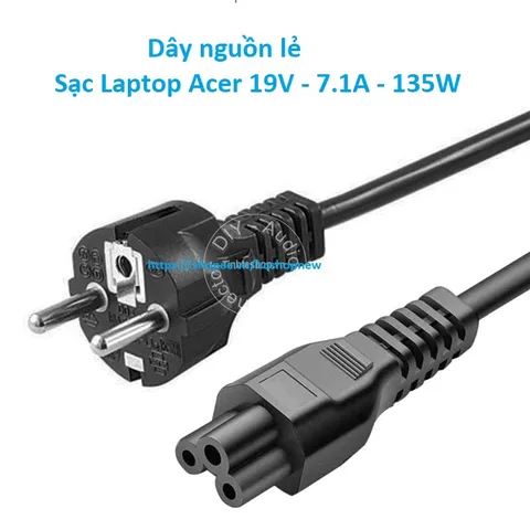 [Sạc zin] Sạc Laptop Acer 19V - 7.1A - 135W Chân tím 5.5 * 1.7 mm PHỤ KIỆN LAPTOP