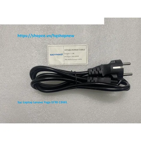 [Sạc zin] Sạc Laptop Lenovo Yoga S730-13IWL 20V - 3.25A - 65W Chân type C PHỤ KIỆN LAPTOP
