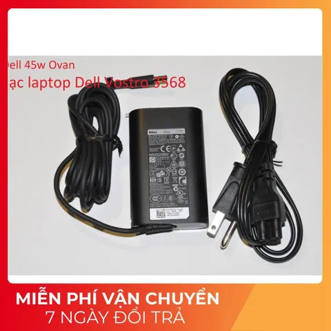 [Sạc zin] Sạc laptop Dell Vostro 3568 5100 19.5V - 2.31A - 3.34A - 45W - 65W Chân kim nhỏ PHỤ KIỆN LAPTOP